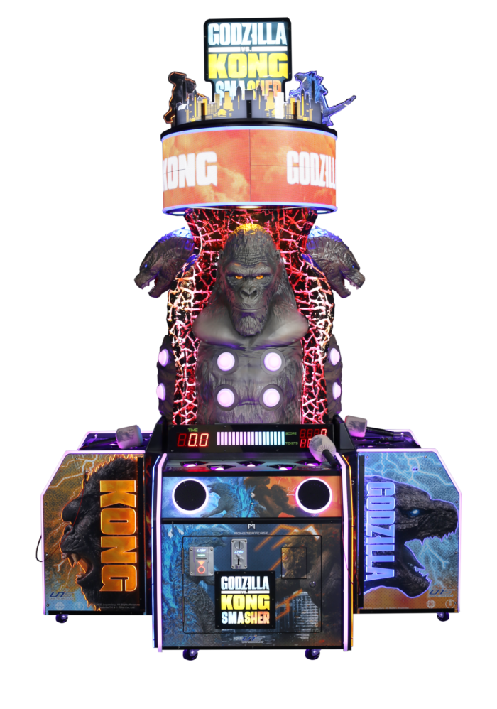 UNIS | Godzilla vs Kong Smasher | 4-Player | Whacking Arcade Game - Image 2