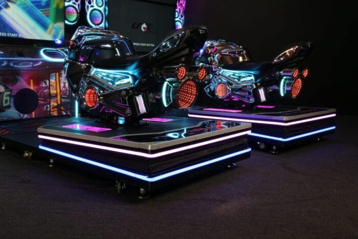 UNIS | Neon Rush | 49" Dual Screens | Arcade Racing Game - Image 4