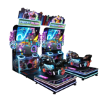 UNIS | Neon Rush | 49" Dual Screens | Arcade Racing Game - Image 2