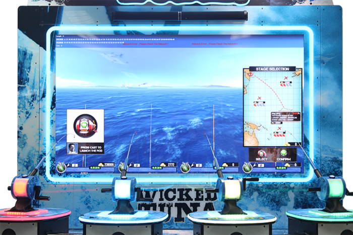 UNIS | Wicked Tuna | 4-Player | Fishing Arcade Video Game - Image 3
