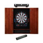 Viper | 777 Electronic Dartboard | Metropolitan Cinnamon Cabinet | Padded Dart Mat | The Bull Starts Here | Shadow Buster Dartboard Lights & Laser Throw Line Marker - Image 2