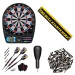 Viper | 787 Electronic Dartboard Bundle with Black Ice | Pitbull 18g Soft Tip Darts | Throw Line Marker | Tip Remover Tool - Image 2