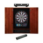 Viper | 787 Electronic Dartboard | Metropolitan Cinnamon Cabinet | Padded Dart Mat | The Bull Starts Here | Shadow Buster Dartboard Lights & Laser Throw Line Marker - Image 2