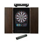 Viper | 787 Electronic Dartboard | Metropolitan Espresso Cabinet | Padded Dart Mat | The Bull Starts Here | Shadow Buster Dartboard Lights & Laser Throw Line Marker - Image 2