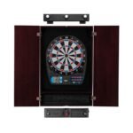 Viper | 787 Electronic Dartboard | Metropolitan Mahogany Cabinet | Laser Throw Line Marker | Padded Dart MAt | The Bull Starts Here | Shadow Buster Dartboard Lights