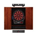 Viper | 797 Electronic Dartboard | Metropolitan Cinnamon Cabinet | Padded Dart Mat | The Bull Starts Here | Shadow Buster Dartboard Lights & Laser Throw Line Marker