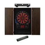 Viper | 800 Electronic Dartboard | Metropolitan Espresso Cabinet | Padded Dart Mat | The Bull Starts Here | Shadow Buster Dartboard Lights & Laser Throw Line Marker - Image 2