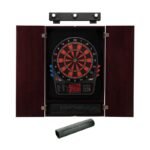Viper | 800 Electronic Dartboard | Metropolitan Mahogany Cabinet | Laser Throw Line Marker | Padded Dart MAt | The Bull Starts Here | Shadow Buster Dartboard Lights - Image 2