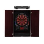 Viper | 800 Electronic Dartboard | Metropolitan Mahogany Cabinet | Laser Throw Line Marker | Padded Dart MAt | The Bull Starts Here | Shadow Buster Dartboard Lights - Image 4