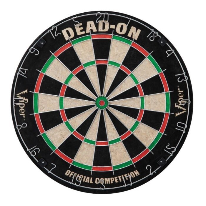 Viper | Dead On Sisal Dartboard | Metropolitan Cinnamon Cabinet | Padded Dart Mat | The Bull Starts Here | Underground The Raven Steel Tip Darts | Shadow Buster Dartboard Lights & Laser Throw Line Marker - Image 6