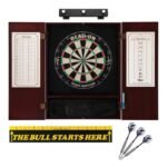 Viper | Dead On Sisal Dartboard | Metropolitan Cinnamon Cabinet | Padded Dart Mat | The Bull Starts Here | Underground The Raven Steel Tip Darts | Shadow Buster Dartboard Lights & Laser Throw Line Marker - Image 3