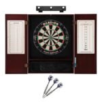 Viper | Dead On Sisal Dartboard | Metropolitan Cinnamon Cabinet | Padded Dart Mat | The Bull Starts Here | Underground The Raven Steel Tip Darts | Shadow Buster Dartboard Lights & Laser Throw Line Marker - Image 4