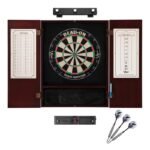 Viper | Dead On Sisal Dartboard | Metropolitan Cinnamon Cabinet | Padded Dart Mat | The Bull Starts Here | Underground The Raven Steel Tip Darts | Shadow Buster Dartboard Lights & Laser Throw Line Marker - Image 2