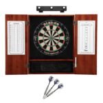 Viper | Dead On Sisal Dartboard | Metropolitan Cinnamon Cabinet | Padded Dart Mat | Underground The Raven Steel Tip Darts | Shadow Buster Dartboard Lights & Laser Throw Line Marker - Image 4
