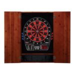 Viper | Metropolitan Cinnamon Soft Tip Dartboard Cabinet | 797 Electronic Dartboard