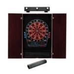 Viper | Orion Electronic Dartboard | Metropolitan Mahogany Cabinet | Laser Throw Line Marker | Padded Dart MAt | The Bull Starts Here | Shadow Buster Dartboard Lights - Image 2