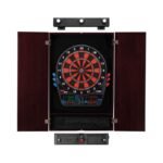 Viper | Orion Electronic Dartboard | Metropolitan Mahogany Cabinet | Laser Throw Line Marker | Padded Dart MAt | The Bull Starts Here | Shadow Buster Dartboard Lights