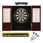 Viper | Razorback Sisal Dartboard | Metropolitan Cinnamon Cabinet | Padded Dart Mat | The Bull Starts Here | Underground The Raven Steel Tip Darts | Shadow Buster Dartboard Lights & Laser Throw Line Marker - Image 3