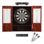 Viper |  Razorback Sisal Dartboard | Metropolitan Cinnamon Cabinet | The Bull Starts Here | Padded Mat & Underground Raven Steel Tip Darts | Shadow Buster Dartboard Lights & Laser Throw Line Marker