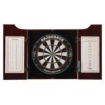 Viper | Razorback Sisal Dartboard | Metropolitan Mahogany Cabinet