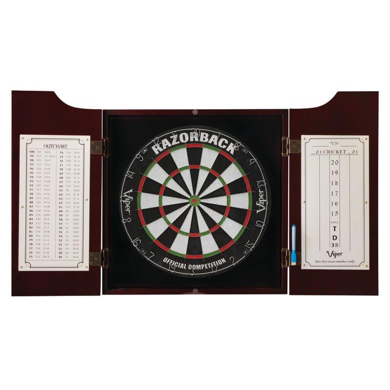 viper-razorback-sisal-dartboard-metropolitan-mahogany-cabinet-4842011 Viper | Razorback Sisal Dartboard | Metropolitan Mahogany Cabinet - Image 1