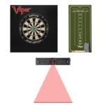 Viper | Shot King Bristle Dartboard | Small Cricket Chalk Scoreboard | Dart Laser Line, and Wall Defender - Image 2