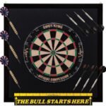 Viper | Shot King Sisal Dartboard | Dartboard Backboard | "The Bull Starts Here" Throw Line Marker | Elite Steel Tip Darts