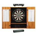 Viper | Shot King Sisal Dartboard | Metropolitan Cinnamon Cabinet | Padded Dart Mat | The Bull Starts Here | Shadow Buster Dartboard Lights & Laser Throw Line Marker