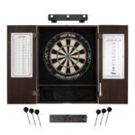 Viper | Shot King Sisal Dartboard | Metropolitan Espresso Cabinet | Padded Dart Mat | The Bull Starts Here | Shadow Buster Dartboard Lights & Laser Throw Line Marker
