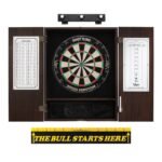 Viper | Shot King Sisal Dartboard | Metropolitan Espresso Cabinet | Padded Dart Mat | The Bull Starts Here | Shadow Buster Dartboard Lights & Laser Throw Line Marker - Image 3