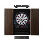 Viper | Showdown Electronic Dartboard | Metropolitan Espresso Cabinet | Padded Dart Mat | The Bull Starts Here | Shadow Buster Dartboard Lights & Laser Throw Line Marker