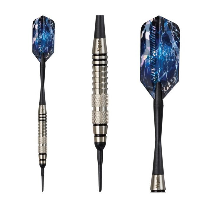 Viper Silver Thunder Darts Soft Tip Darts 2 Knurled Rings 18 Grams - Image 7