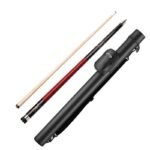 Viper Sinister Series Cue with Red/Black Wrap and Casemaster Q-Vault Supreme Black Cue Case