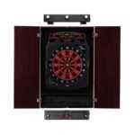 Viper | Solar Blast Electronic Dartboard | Metropolitan Mahogany Cabinet | Laser Throw Line Marker | Padded Dart MAt | The Bull Starts Here | Shadow Buster Dartboard Lights