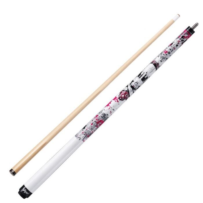 Viper Underground Jr Pink Bones Cue and Casemaster Cono Case - Image 2
