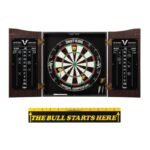 Viper | Vault Cabinet with Shot King Sisal Dartboard | Shadow Buster Dartboard Lights | Steel Tip Dart Accessories Kit | The Bull Starts Here | Throw Line Marker | Padded Dart Mat - Image 5