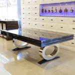 White Billiards | Daphne Modern Slate | Pool Table | Stain Resistant | 7′-8′-9′ - Image 4