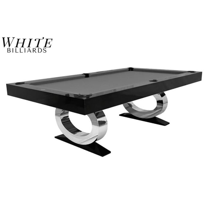 White Billiards | Daphne Modern Slate | Pool Table | Stain Resistant | 7′-8′-9′ - Image 2