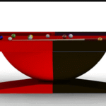 White Billiards | Dome Modern Slate | Pool Table |7'-8'-9' | Sleek Design