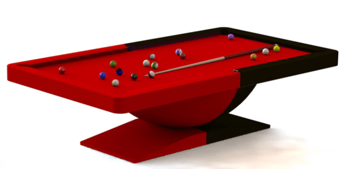 White Billiards | Dome Modern Slate | Pool Table |7'-8'-9' | Sleek Design - Image 2