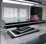 White Billiards | Neavio Modern Slate | Pool Table |7'-8'-9' | Hardwood Frame