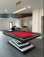 White Billiards | Neavio Modern Slate | Pool Table |7'-8'-9' | Hardwood Frame - Image 4