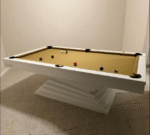 White Billiards | Neavio Modern Slate | 7'-8'-9' | Luxury Pool Table  | Hardwood Frame | Made in America Version - Image 2
