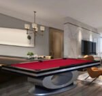White Billiards | Sierra Modern Slate | Pool Table | 7'-8'-9'