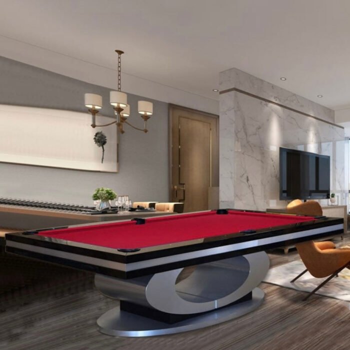 White Billiards Sierra Modern Slate Pool Table - Image 4