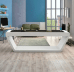 White Billiards | Sofia Modern Slate | 7′-8′-9′ | Luxury Pool Table | Made in America Version