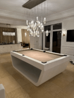 White Billiards | Sofia Modern Slate | 7′-8′-9′ | Luxury Pool Table | Made in America Version - Image 2