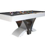 White Billiards | The Aliya Modern Slate | Pool Table | Customizable | 7′-8′-9′