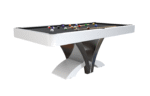 White Billiards | The Aliya Modern Slate | Pool Table | Customizable | 7′-8′-9′