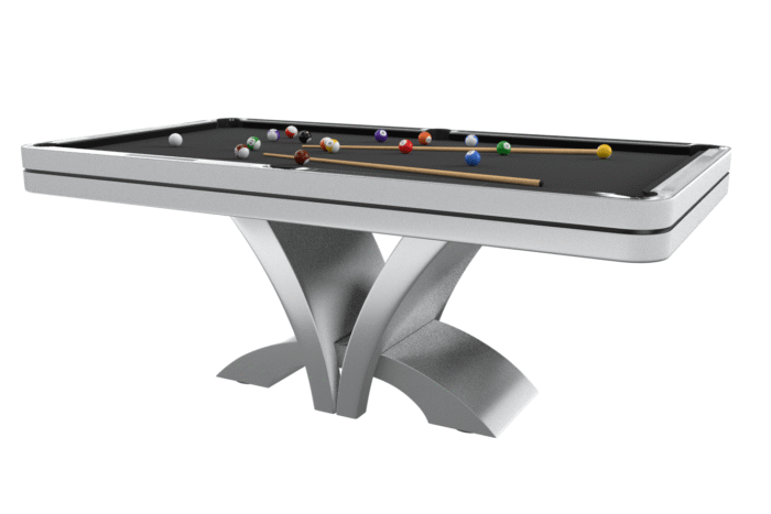 White Billiards | The Aliya Modern Slate | Pool Table | Customizable | 7′-8′-9′ - Image 3